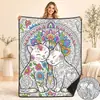 Manta de colorear DIY más vendida transfronteriza para actividades entre padres e hijos