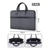 Maletín de Negocios con Logo para Hombre de Tela Oxford Bolsa para Computadora Impermeable Bolsa para Documentos de Conferencia de Información Impresión