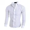 [Código europeo] Camisa de manga larga con estampado de estrella de cinco puntas clásica informal para hombre, primavera y otoño 2020, Comercio Exterior 5071