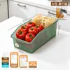 Caja de Almacenamiento Antibacteriana para Refrigerador BNBSAg+ Gran Capacidad Caja para Almacenar Verduras, Frutas y Huevos en la Cocina