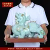 Adornos Pixiu para Atraer Riqueza, Par Masculino y Femenino de Jade, Decoraciones para Sala de Estar y Oficina, Regalos de Inauguración de Casa, Regalos de Apertura