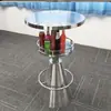 Juego de Mesa y Sillas Altas, Mesa Alta Retro Sencilla, Bar Tranquilo, Bar Lounge, KTV, Barra de Bar Montada en la Pared
