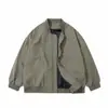 Jaqueta de Voo Americana Tendência Transfronteiriça Jaqueta Acolchoada de Algodão Masculina Outono Inverno Casual Acolchoada Cleanfit Roupa Exterior Jaqueta de Baseball