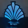 Suporte de Copo de Coquetel Luminoso para Bar KTV Suporte Criativo de Ferro para Taça de Vinho Carregamento Suporte de Copo para Uma Taça