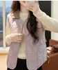 ¡Chaleco de Lana Estilo Granja para Pareja! ¡Ligero y Cálido, No Voluminoso! Solapa desmontable, Adelgazante y versátil, Chaleco acolchado para Otoño/Invierno