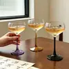 Copa de Cóctel de Diseño de Nicho Alta Apariencia Bebida Especial Ligeramente Intoxicada Copa de Tallo Alto Copa de Champán Vajilla para Bebidas Dulces de Niñas