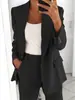Primavera y Otoño 2026 Estilo Nuevo Moda Europea y Americana Color Sólido Ajuste Delgado Cárdigan Chaqueta Traje de Temperamento Conjunto de Traje para Mujer