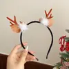 Acessórios de Cabelo de Natal Estilo Floresta Presépio Grampo de Cabelo Orelhas de Galho Fofas para Crianças Acessórios de Tiara Pequenos Grampos Acessórios de Cabelo