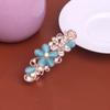 Grampo de cabelo presilha topo flor strass estilo coreano olho de gato joia laço pequeno feminino headdress flor atacado