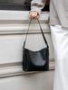 2025 Nuevo Vintage Casual Bolso Tote con Hebilla Metálica Bolso de Hombro Bolso Balde Bolso Cruzado Cuero Vacuno Combinable Bolso de Mujer