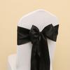 Respaldo de Silla de Cuerda Flor Lazo Decoración de Respaldo de Silla Banquete de Boda Hotel Cinta Decoración de Boda Correa Funda para Silla