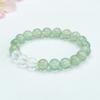 Pulsera de Cristal de Fresa Natural de Guan Yu Pulsera de Cristal Blanco de Fresa Verde Venta al por Mayor y Entrega de Fábrica de Piedras Preciosas S3071804