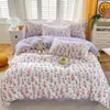 Funda de edredón de algodón puro al por mayor, pieza única, engrosada, funda de edredón 100% algodón para cama matrimonial. Uso de Dormitorio