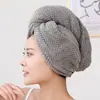 Toalha de Cabelo de Secagem Rápida com Grade de Abacaxi, Toalha de Secagem de Cabelo de Fleece Coral de Alta Densidade, Toalha de Cabelo de Secagem Rápida Tricotada por Trama, Touca de Banho Absorvente, Nova Toalha Absorvente Respirável