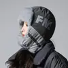 Gorro de Invierno para Mujer, Gorro de Cazador Cálido para Exteriores con Orejeras, Circunferencia de Cabeza Grande, Gorro de Felpa Clásico Versátil, Gorro tipo Turbante a Prueba de Viento