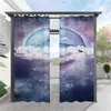 Cortina de Tela Impermeable para Sombreado Exterior Impresión Digital 3D Serie Estrella Caliente Transfronteriza