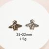 Direto da fábrica DIY joias borboleta abelha pérola diamante liga acessórios chaveiro colar pulseira