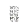 Pegatinas de Tatuaje Herbal Semi-Permanentes, Diseño Simple de Mariposa, Impermeables y de Larga Duración, Realistas, Pegatinas de Tatuaje Frescas para Niñas en la Clavícula y la Muñeca