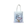 Bolsas de Lona Podem Ser Impressas e Personalizadas para Fins Culturais e Criativos, Tie-Dye, Prontas para Envio, Bolsas de Lona Estudantis de Grande Capacidade, Bolsas Tote, Bolsas de Ombro