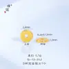 Puzuo Retenção Forte de Cor Ouro Brilhante 24K Acessórios DIY Botões de Roda Espaçadores Acessórios para Pulseira Colar Espaçadores para Artesanato Atacado