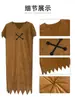 Disfraces Cosplay de Los Picapiedra para Adulto Hombre Fred Barney Hombre Primitivo Túnica Disfraz de Halloween para Role-Playing