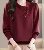 Camisa de Manga Larga Nueva Otoño 2026 para Mujer, Holgada, Casual, Elegante, Rejuvenecedora, Adelgazante, Versátil, Top Elegante