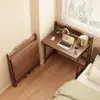 Escritorio Plegable de Madera Maciza para Estudiantes, Uso en Casa, Dormitorio, Mesa Sencilla, Escritorio de Noche, Escritorio de Estudio, Escritorio para Computadora, Escritorio de Oficina
