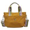 Bolso de Lona de Gran Capacidad Transfronterizo para Mujer 2025 Nuevo Bolso Tote Casual Portátil para Ir al Trabajo y Desplazarse Bolso Bandolera de Hombro Único
