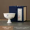 Xícara de Chá Dehua Pura Pintada à Mão Flor Phalaenopsis Conjunto de Chá Kung Fu Xícara de Mestre Xícara Única Porcelana Branca Xícara de Chá Doméstica Atacado