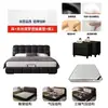 Puff de Cama Moderno Sencillo de Piel Genuina Cama Doble Lujo Ligero Dormitorio Principal Cama de Boda Influencer de Internet Cama con Almacenamiento 1.5 Metros Uso Doméstico