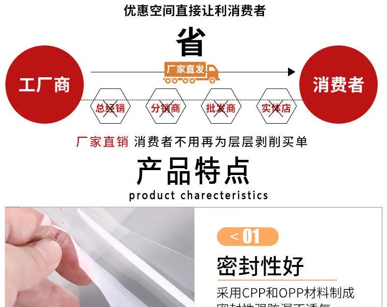 opp自粘袋详情