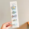 Pinzas para el pelo de bebé para niñas, no dañan el pelo, completamente cubiertas de tela, lindas pinzas de tela para flequillo, accesorios para el pelo de niños