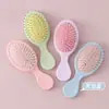 Peine de Cojín de Aire para Niños y Mujeres Lindo Portátil DIY Goma de Crema Peine de Cápsula de Aire Corazón de Niña Mini Peine Masajeador del Cuero Cabelludo Pequeño