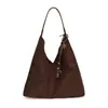 Bolso vintage de gran capacidad para debajo del brazo para mujer, nuevo bolso de hombro versátil de moda 2026, bolso tote de alta gama para otoño