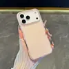 Adequado para Capa de Celular Iphone17Promax, Nova Cor Gelatina Maçã 17 Toque de Pele Fosca Transparente Anti-Queda Capa Macia