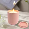 Frasco de Cerámica Mate de Cinco Colores Morandi para Cera Aromática Ambiente Nórdico Suave para el Hogar Taza de Cera de Alta Calidad