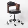 Respaldo de Madera Maciza Silla Elevable de Escritorio Apartamento Pequeño Moderno Sencillo Silla de Computadora de Estudio Silla de Estudiante Silla Giratoria Pequeña para el Hogar