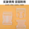 Suministro Directo de Fábrica de Accesorios para Equipaje Hebilla Plástica Translúcida 2cm2.5cm Hebilla de Plástico Hebilla de Plástico Transparente Hebilla