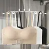 Roupa íntima de beleza sem marcas para as costas de verão, fina de seda gelada, coleção superior, para a região paramamária, tomara que caia, com alça de uma palavra, top feminino tomara que caia