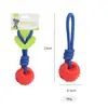 Brinquedo de Cão Nunbell de Corda de Algodão Trançada Transfronteiriço para Dentição e Resistente a Mordidas com Nó para Esconder Petiscos Tamanhos Grande, Médio e Pequeno