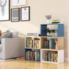 Estantería Moderna Sencilla de Pie para Sala de Estar y Dormitorio, Uso Doméstico, Estante Combinado de Almacenamiento para Estudiantes, Librería Sencilla para Niños, Ahorro de Espacio