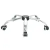 Pie de Silla Accesorios para Silla Giratoria Chasis de Pie de Silla Engrosado Trípode de Cinco Estrellas Electrochapado Base de Silla de Computadora Trípode de Cinco Estrellas de Acero