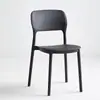 Silla de comedor nórdica sencilla, silla de ocio, silla para el hogar, taburete, silla para adultos, silla con respaldo grueso, silla de plástico, silla para exteriores