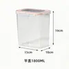 Caja Conservadora, Lonchera de Grado Alimenticio, Apta para Microondas, Lonchera Transparente, Lonchera a Prueba de Olores del Refrigerador, Caja para Comida Complementaria