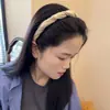 Diadema Trenzada de Perlas Estilo Coreano Sencilla Versátil para Mostrar el Rostro Pinza Pequeña para el Cabello Accesorios para el Cabello 2025 Nueva Fina Borde Ins Diadema