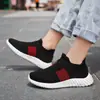 Nuevos calcetines de punto para otoño, zapatos de calcetín, color liso, zapatillas deportivas para niños, zapatos de moda para niños, zapatillas casuales para correr