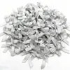 Lazo de Cinta de Satén Rosa Fresco 4*4cm Flor de Lazo de Satén de Poliéster Manualidades DIY Decoración para Coser Ropa