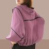 Ropa de Protección Solar Chaqueta Corta Holgada 2025 Nuevo Verano para Mujer Versátil Transpirable Fina Manga Larga para Exterior con Capucha Ropa de Protección Solar
