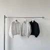 Rerebo Verão Leve Respirável Estilo Minimalista Proteção Solar Roupas Masculinas Gola Alta Solta Jaqueta Curta Cardigã com Cordão