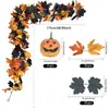 Calabaza de Halloween, Enredadera, Bruja Voladora, Celebridad de Internet Creativa, Regalo de Fiesta, Nuevo Producto Transfronterizo, Enredadera de Calabaza y Hoja de Arce
